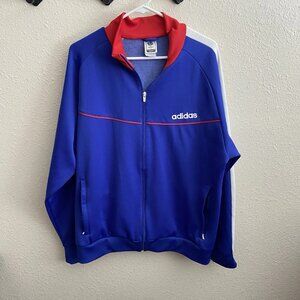 Adidas World Cup Blue Men's XL Jacket Track Soccer France Mesh Back